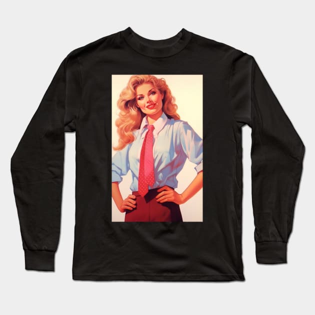 heather thomas art design 3/5 Long Sleeve T-Shirt by Maverick Media